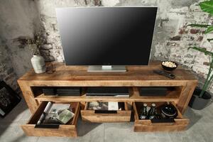 Invicta Interior - Masívny TV stolík IRON CRAFT 170 cm mangové drevo
