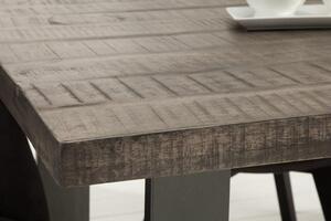 Nemecko - Dizajnový jedálenský stôl IRON CRAFT 200 cm mango, šedý
