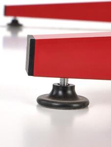 Herný stôl B-49 - čierna / červená