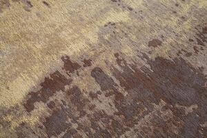 Invicta Interior - Vintage bavlnený koberec MODERN ART 240 x 160 cm použitý vzhľad, pieskovo hnedý