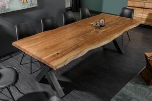 Invicta Interior - Masívny jedálenský stôl MAMMUT NATURE 200 cm akácia, honey
