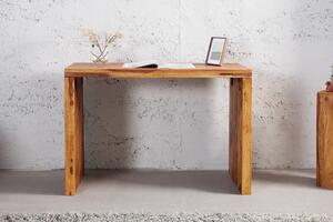 Invicta Interior - Masívny pracovný stôl MAKASSAR 100 cm Sheesham, prírodný