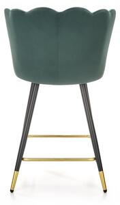 Barová stolička H-106 - tmavozelená