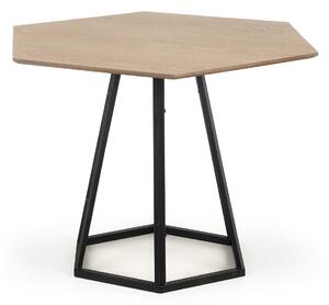 Jedálenský stôl Herman - prírodná / čierna