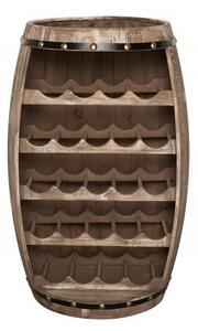 Invicta Interior - Elegantný stojan na víno BODEGA 80 cm, borovica, prírodný