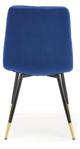 Jedálenská stolička K438 - granátová / čierna