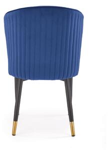 Jedálenská stolička K446 - granátová / čierna