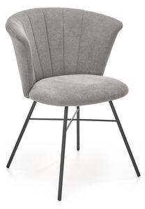 Jedálenská stolička K459 - sivá / čierna