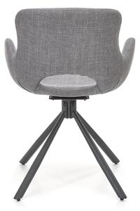 Jedálenská stolička K475 - sivá / čierna