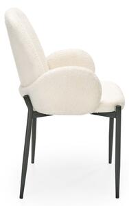 Jedálenská stolička K477 - krémová / čierna