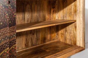 Invicta Interior - Masívny príborník MANDALA 160 cm mango drevo farebný s posuvnými dverami