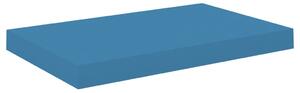 Plávajúca nástenná polica modrá 50x23x3,8 cm MDF