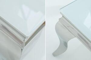 Invicta Interior - Elegantný konferenčný stolík MODERN BAROQUE 100 cm, biely