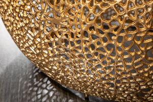 Invicta Interior - Filigránový konferenčný stolík LEAF 122 cm zlatý