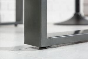 Invicta Interior - Masívny barový stôl IRON CRAFT 120 cm mango, šedý
