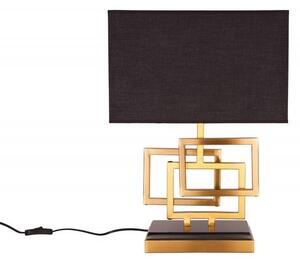 Invicta Interior - Moderná stolová lampa LEONOR 56 cm zlato čierna
