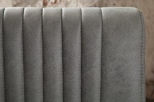 Invicta Interior - Kvalitné barové konzolové kreslo BIG ASTON starožitné šedé