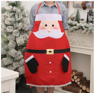 TUTUMI - Vianočná zástera červená, Santa Claus