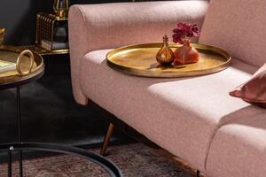 Invicta Interior - Elegantná sada 2 konferenčných stolíkov ELEMENTS zlatá, čierna