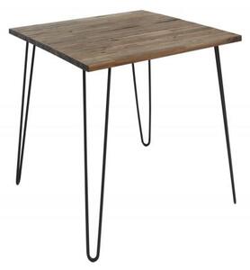 Invicta Interior - Masívny jedálenský stôl SCORPION 80 cm akácia, hnedý