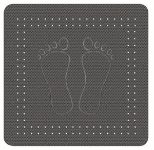 Protiskluzová podložka do vany Kleine Wolke Foot břidlicová 55x55 cm 4388905002