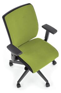 Kancelárska stolička s podrúčkami Pop - čierna / zelená