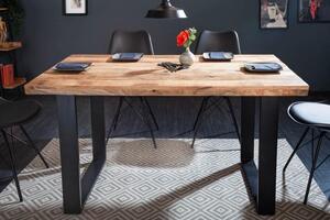 Invicta Interior - Dizajnový jedálenský stôl IRON CRAFT 120 cm mango, prírodný