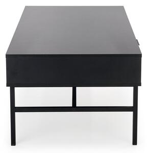 Konferenčný stolík so zásuvkou Murano LAW-1 - čierna / dub artisan