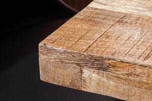Invicta Interior - Dizajnový jedálenský stôl IRON CRAFT 120 cm mango, prírodný