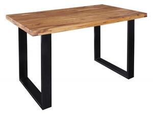 Invicta Interior - Dizajnový jedálenský stôl IRON CRAFT 120 cm sheesham, prírodný