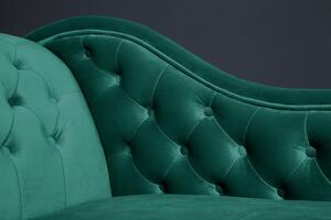 Invicta Interior - Leňoška CHESTERFIELD 170 cm smaragdovo zelený zamat