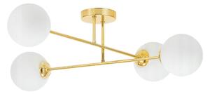 Luster na tyči 4xE27/35W/230V pr. 70 cm zlatá