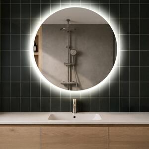 Okrúhle zrkadlo do kupelne s LED L82