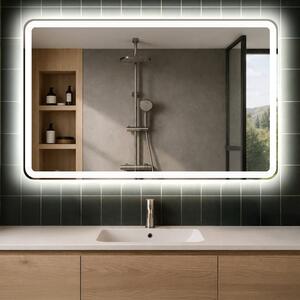 50x80 Nástenne zrkadlo do kupelne s osvetlenim LED L141