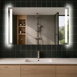 50x80 Moderne zrkadlo do kupelne s LED L02