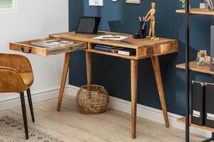 Invicta Interior - Dizajnový stôl RETRO 120 cm mango, prírodný