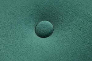 Invicta Interior - Elegantná podnožka MR. LOUNGER smaragdovo zelený zamat