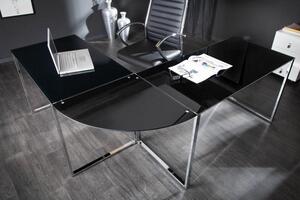 Invicta Interior - Exkluzívny dizajnový rohový stôl BIG DEAL 180 cm čierny