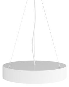 Luster na lanku CLEO 3xE27/24W/230V pr. 40 cm biela