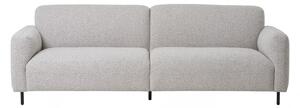 Pohovka Salvador, 3-miestna, bouclé, svetlo sivá, 218×86×80 cm – House Nordic