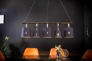 Invicta Interior - Moderné závesné svietidlo LEVELS 100 cm čierno zlaté