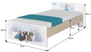 BabyBoo Detská postel Disney - MAX Minnie Paris 160 x 80 cm + šuplík