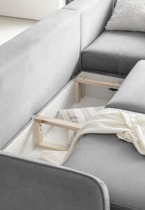 Rohová sedačka s rozkladom a úložným priestorom Salma P - béžová