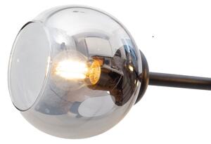 Luster na lanku LATIL 4xE27/60W/230V čierna