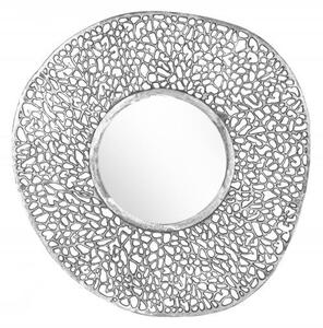 Invicta Interior - Elegantné nástenné zrkadlo LEAF S 76 cm strieborné