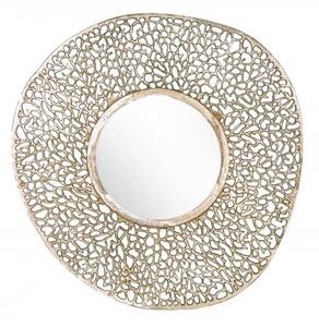 Invicta Interior - Elegantné nástenné zrkadlo LEAF S 76 cm zlaté