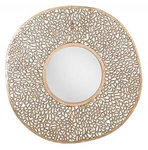 Invicta Interior - Elegantné nástenné zrkadlo LEAF L 112 cm zlaté