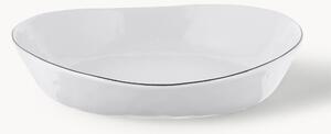 Ručne vyrobená miska z porcelánu Salt, Ø 20, 2 ks