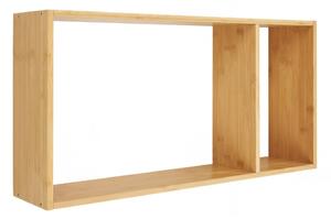 Nástěnná police Ember, bambus, přírodní, 70×15×35,5 cm – House Nordic