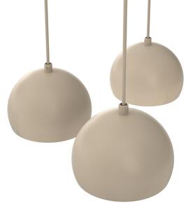 Závesný luster SOOL na lanku 5xE27/15W/230V, béžový